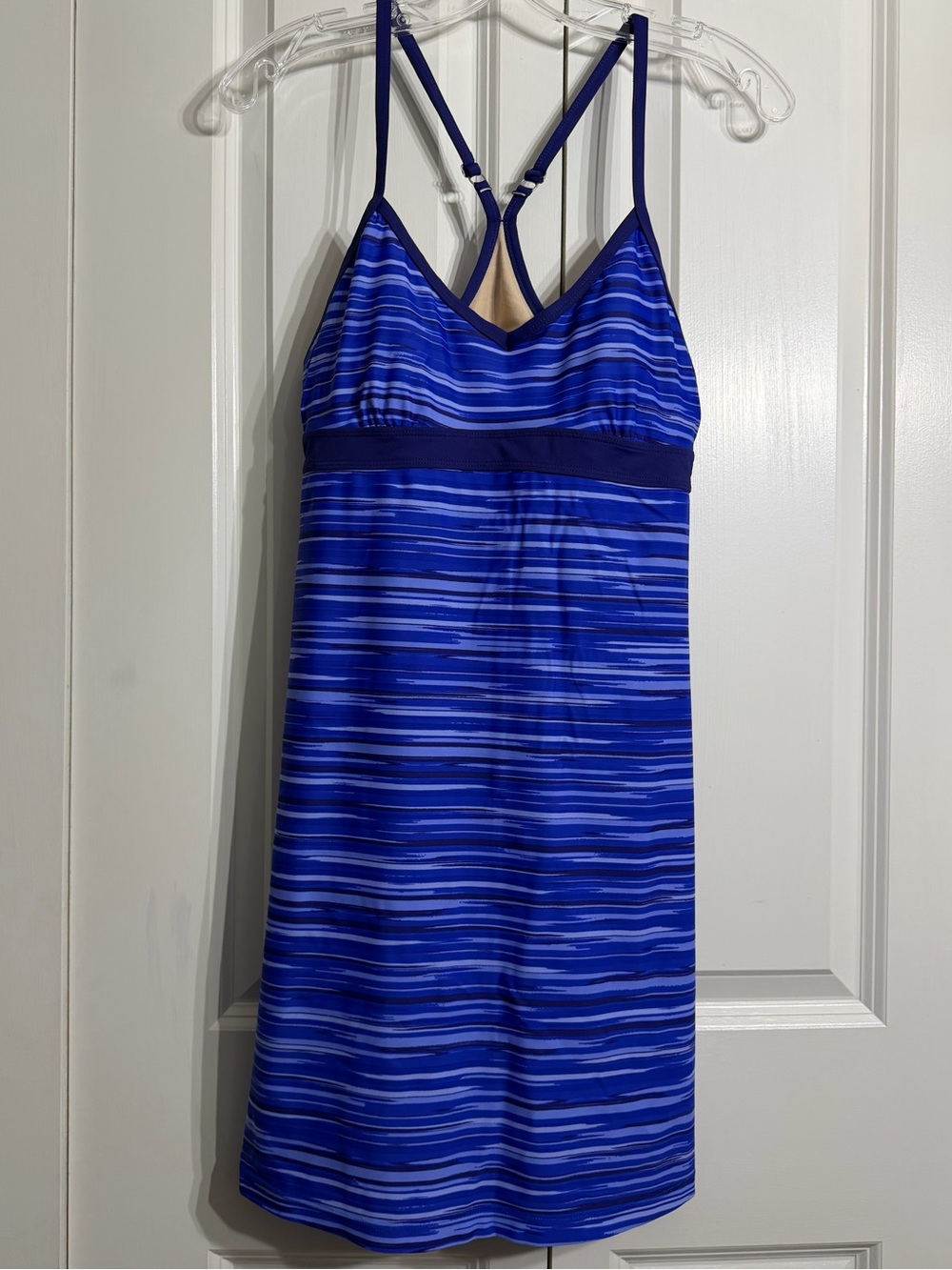 Athleta Swim Dress Shorebreak Racerback Blue Beach Pool Women's  Size SP
